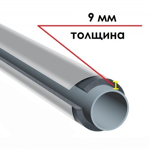 Трубка K-FLEX 09x076-1 ST IC CLAD SR