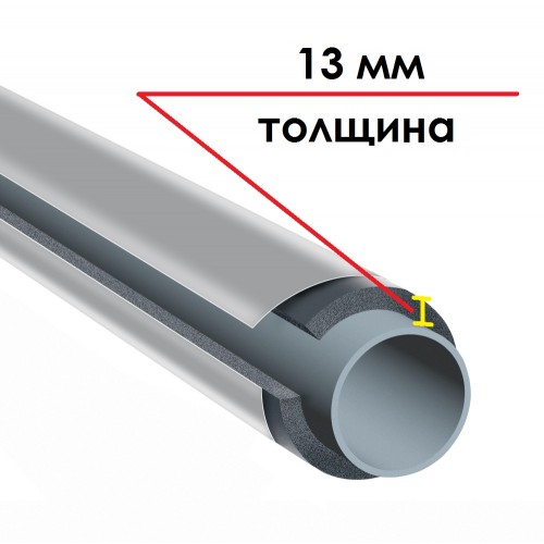 K-FLEX 13x108-1 ST IC CLAD SR трубка теплоизоляционная (К-ФЛЕКС)